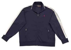 Polo Ralph Lauren Pony Holiday Mockneck Classic Soft Sweatshirt Track Jacket XXL