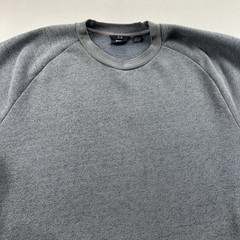 Levis Commuter Sweatshirt Mens 2XL Gray Fleece Crewneck Reflective Bike Cycling