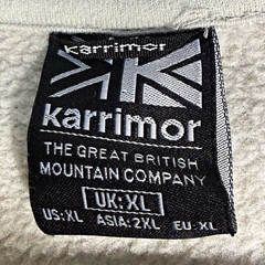 Karrimor Men’s Gray Fleece Polyester 1/2 Zip High Neck Sweatshirt XL