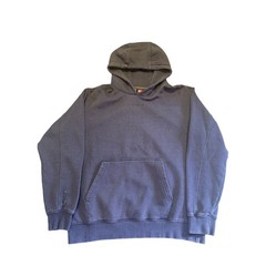 Quiksilver Vintage Sun-Faded Purple Embroidered Logo Pullover Hoodie Size S