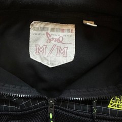 Triple Five Soul NYC Hoodie M Y2K Techwear Grid Quarter Zip Cyberpunk Futuristic