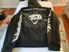 Politics Black/White Large Hoodie New With Tags Retails $269