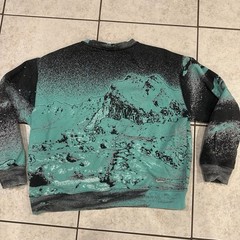 Nike Acg Mountain Crewneck Sweater 100% Cotton Size XL Black