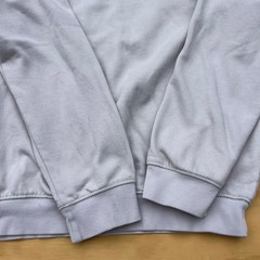 HM Relaxed Fit CrewneckSweatshirt Light Grey Lavender Mens Small Fleece Pullover