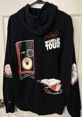 Jordan Artist Series Flight World Tour Hoodie Small Black Jacob Rochester