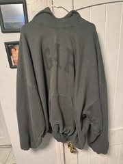 Real Authentic Yeezy Gap Balenciaga Dove Hoodie Dark Green XXL With Receipts