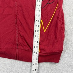 DC Comics The Flash Hoodie Mens Medium Red Graphic Full Zip