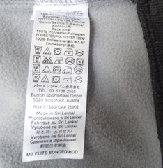 Burton Hoodie Mens XL Full Zip Dry Ride Fleece Lined 3 Pockets Grey Weatherproof
