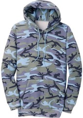 Camo Fleece Pullover Hoodie Camouflage Casual Cotton Blend Hooded Sweatshirt