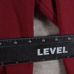 Vintage Russell Athletic Sweatshirt Boxy Burgundy Mock Neck Mens L Made in USA