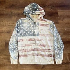 Denim & Supply Ralph Lauren American Flag Hoodie Mens M Full Zip Cotton Rare