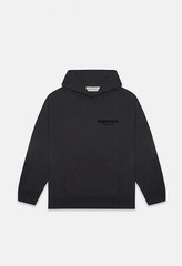 Fear of God Essentials Core Stretch Limo Black Pullover Hoodie Size X-Small (XS)