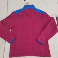 NEW Chubbies 1/4 Zip Pullover Mens Sz L Quilted Sweatshirt Deep Red Weekender