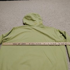 Helly Hansen Hoodie Sweatshirt Mens XL Green Cotton Designer Hiking Walking Camp