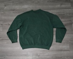 Vtg 90’s Lee Heavyweight Crewneck Sweatshirt Camp XL Green USA Made Embroidered