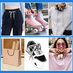 24Pcs Sweatshirt Drawstring Replacement Hoodie String Replacement | Premium Blac