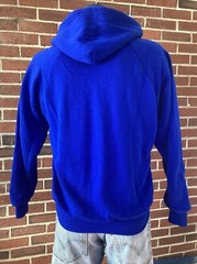 vtg 70s-80s Pine Grove Zip Up Thermal Lined Boxy unisex Hoodie Sweatshirt