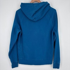 Pact Zip Up Hoodie Mens L Blue Organic Cotton Fleece Sustainable Sweatshirt FLAW