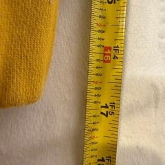 Al Wissam Suede Hoodie Mustard Yellow Embroidered Logo Streetwear Pullover 3XL