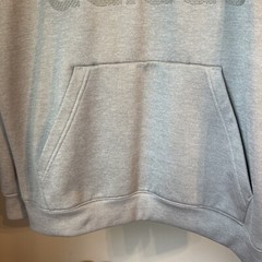 Adidas Climawarm Hoodie Light Gray 100% Polyester Men’s Large NICE!!