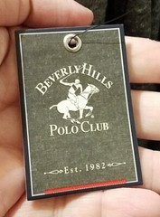 Beverly Hills Polo Club Mens Jacket Size 2XL Grey Black Full Zip Up Front Hoodie