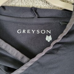 GREYSON Colorado Hoodie Black Performance Stretch Breathable Lightweight Large