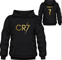Cristiano Ronaldo Hoodie CR7 Hooded Football soccer Inspired Gold