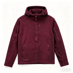 Baerskin Tactical Fleece Full Zip Hoodie Large Black Jacket Outdoors Preppy Mens