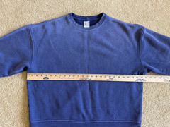Blanks By Thirteen Mens XL Faded Grape Cotton Heavyweight Sweatshirt USA New