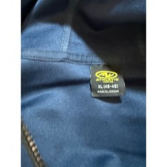 Bundle of 2 Mens XL Fleece Pullover Hoodie & Jacket Blue Lon Sleeve Adult.