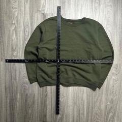 XL Blank Green Hanes Soft Sweat Crewneck Sweatshirt