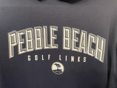 Men’s MV Sport Performance Pebble Beach Golf Links Pullover Hoodie Navy Medium