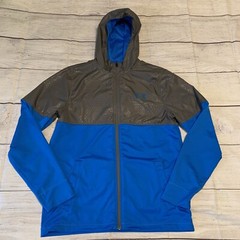 Under Armour UA All Season Mens Size Small Hoodie 1280025 Blue Gray Scales