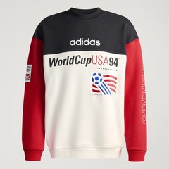 adidas Men’s Graphic Football Sweatshirt Black / Cloud White/ Red
