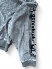 Daniel Patrick Hoodie Men XS Grey French Terry Microfiber Oversized Pants S