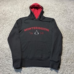 Assassins Creed Monteriggioni Hoodie 2011 Medium Black Mens Video Game Promo