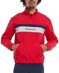 Reebok Men’s Classic Fit Quarter Zip Sweatshirt, Vector Red, Size 2XL