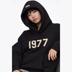 Fear of God Essentials 1977 Hoodie Iron 192BT212050F Authentic Brand New Fashion