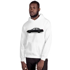 Unisex Heavy Blend Hoodie Crown Vic Police Interceptor Unmarked White