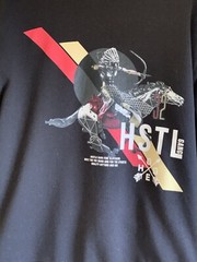 HustleGang HSTL 32 Mens American Native Sweatshirt Black/Red XL See Description