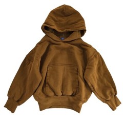 Gap YZY New w/tags authentic youth double layer hoodie sweatshirt brown small
