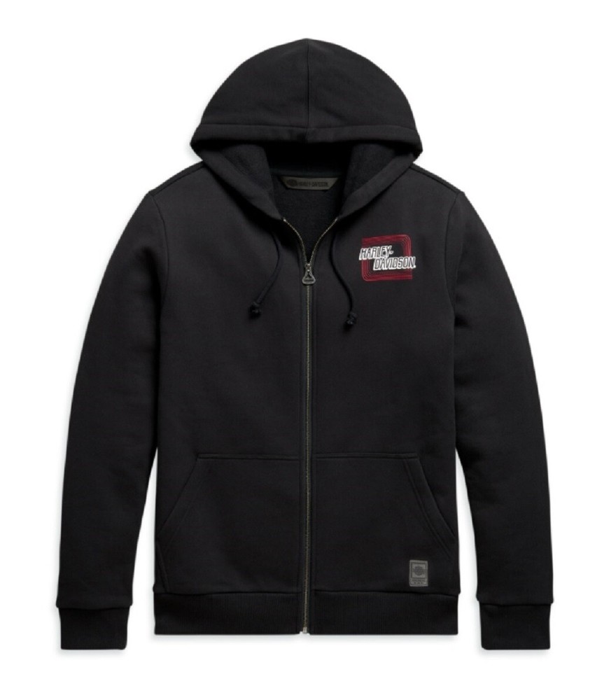 Harley-Davidson® Men’s Retro Outline Hoodie – Slim Fit, 99097-20VH