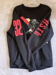 HustleGang HSTL 32 Mens American Native Sweatshirt Black/Red XL See Description