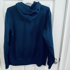 Nike Football Men’s Hoodie Size Medium Fleece Lined Big Logo Pullover Active