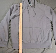 Wellen Terry Hoodie Mens Medium Gray All Seasons Pullover Organic Huckberry