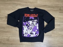 Cowboy Bebop Sz S Spike Valentine Jet Black Edward Ein Yellow Black Sweatshirt