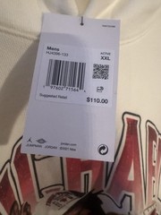 Jordan Michael Jordan Fleece Pullover Hoodie White/Cream Men’s 2XL HJ4396-133