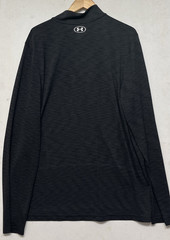 Under Armour Mens Size 2XL Fitted Black Seamless Half Zip Pullover NEW Tags