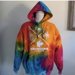 Fenchi Hoodie “Grinding All Season” Hoodie Unisex Bold Tie Dye Rare size Medium