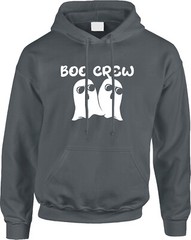 Boo Crew Halloween Trick Treat Costume Party Fall Fan Season Ghosts Mens Hoodie